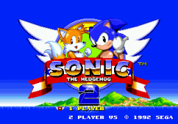 Sonic 2 Long Version Title Screen